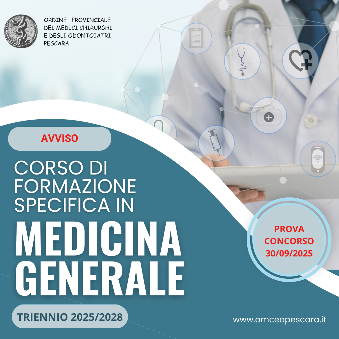 Clicca per accedere all'articolo Corso di formazione in Medicina Generale 2025-2028