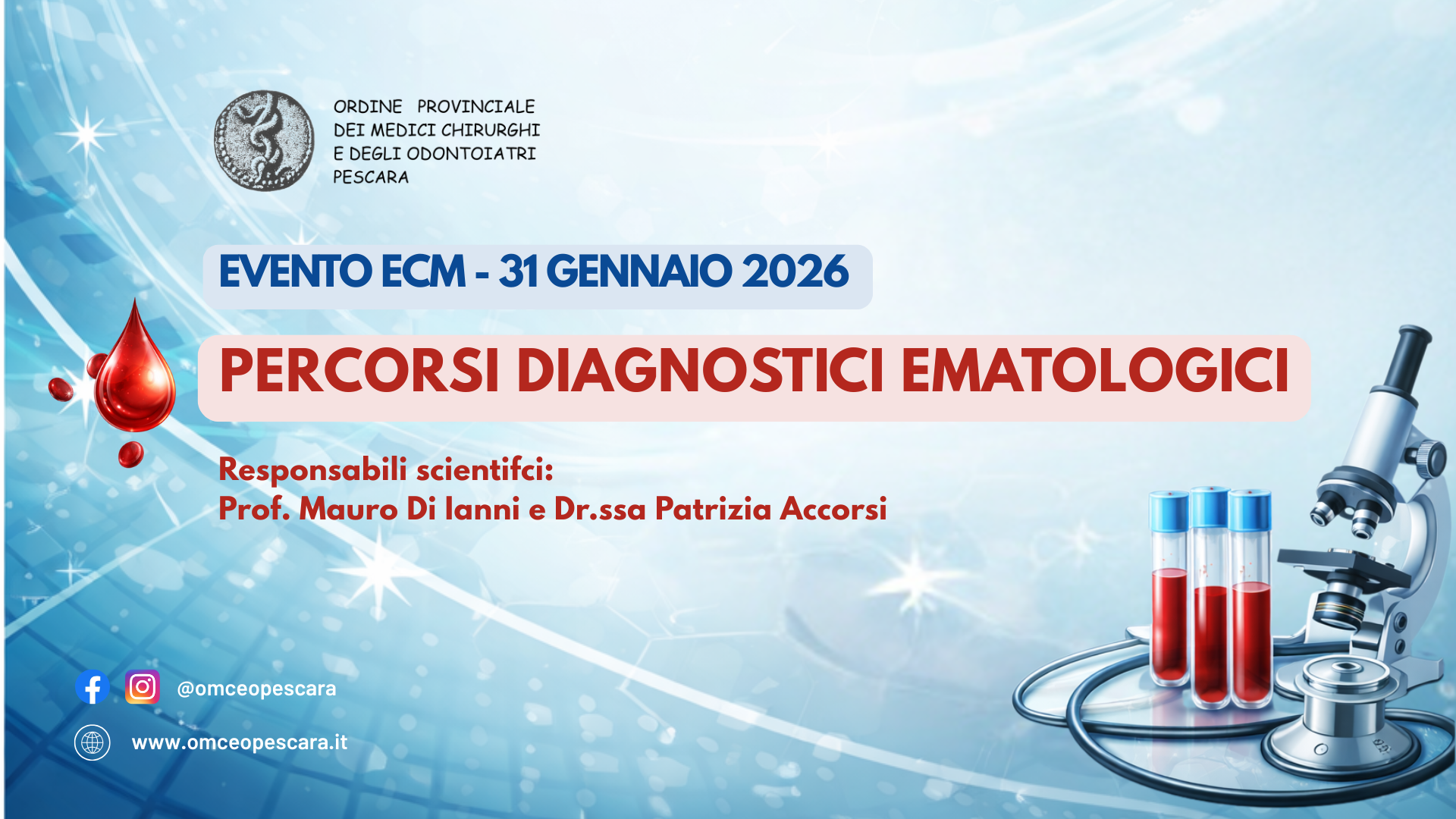 Clicca per accedere all'articolo Percorsi diagnostici ematologici: l’evento ECM sull’appropriatezza clinica e l’integrazione tra territorio e specialistica ospedaliera.