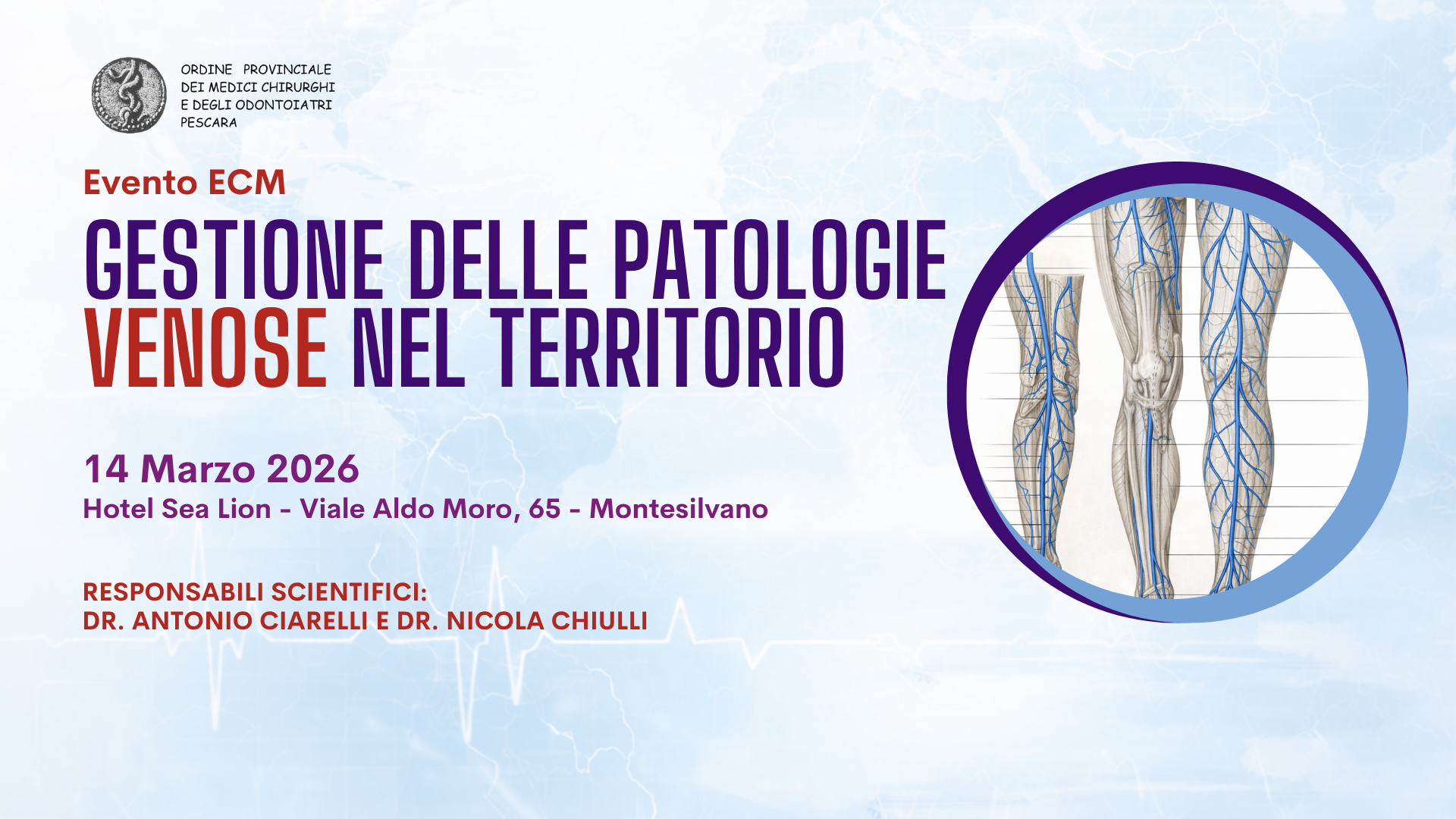Clicca per accedere all'articolo Patologie venose: l’evento ECM dedicato alla gestione nel territorio
