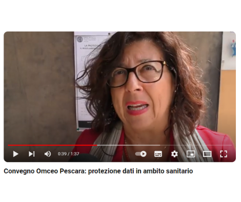 Clicca per accedere all'articolo Convegno Omceo Pescara: protezione dati in ambito sanitario