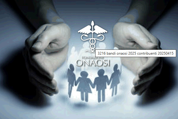 Clicca per accedere all'articolo BANDI ONAOSI 2025
